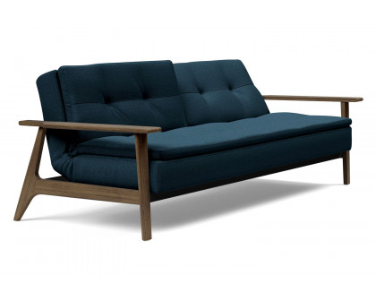 Innovation Living Dublexo Frej Sofa Bed Smoked Oak - 580 Argus Navy Blue