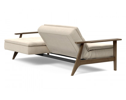 Innovation Living Dublexo Frej Sofa Bed Smoked Oak - 586 Phobos Latte