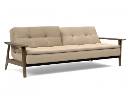 Innovation Living Dublexo Frej Sofa Bed Smoked Oak - 587 Phobos Mocha