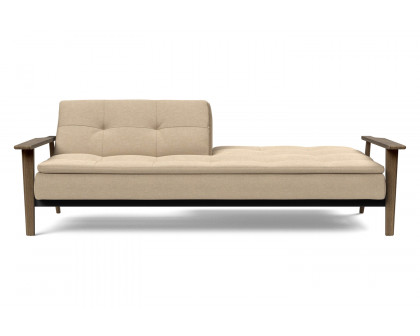 Innovation Living Dublexo Frej Sofa Bed Smoked Oak - 587 Phobos Mocha