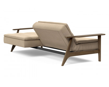 Innovation Living Dublexo Frej Sofa Bed Smoked Oak - 587 Phobos Mocha