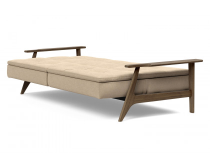 Innovation Living Dublexo Frej Sofa Bed Smoked Oak - 587 Phobos Mocha