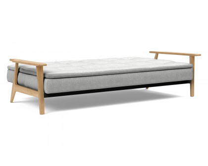 Innovation Living Dublexo Frej Sofa Bed Oak - 590 Micro Check Gray