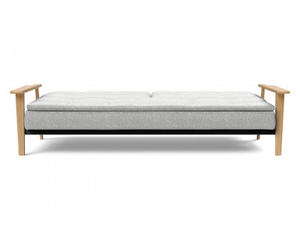 Innovation Living Dublexo Frej Sofa Bed Oak - 590 Micro Check Gray