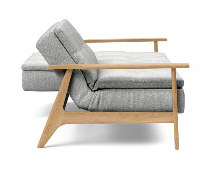 Innovation Living Dublexo Frej Sofa Bed Oak - 590 Micro Check Gray