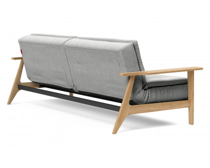 Innovation Living Dublexo Frej Sofa Bed Oak - 590 Micro Check Gray