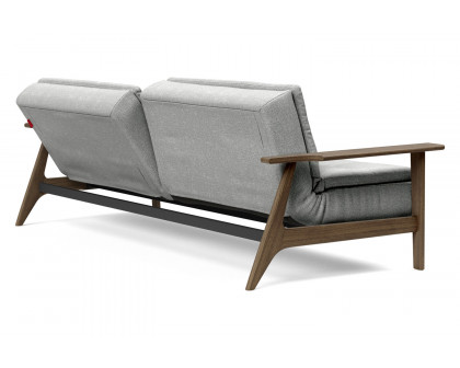 Innovation Living Dublexo Frej Sofa Bed Smoked Oak - 590 Micro Check Gray