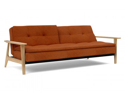 Innovation Living™ Dublexo Frej Sofa Bed Oak - 595 Corduroy Burnt Orange