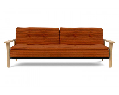 Innovation Living™ Dublexo Frej Sofa Bed Oak - 595 Corduroy Burnt Orange