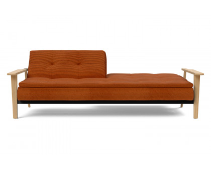 Innovation Living™ Dublexo Frej Sofa Bed Oak - 595 Corduroy Burnt Orange