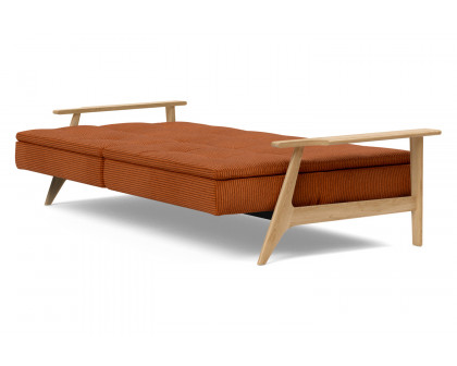 Innovation Living™ Dublexo Frej Sofa Bed Oak - 595 Corduroy Burnt Orange