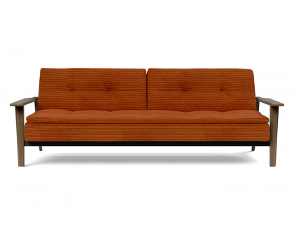 Innovation Living Dublexo Frej Sofa Bed Smoked Oak - 595 Corduroy Burnt Orange