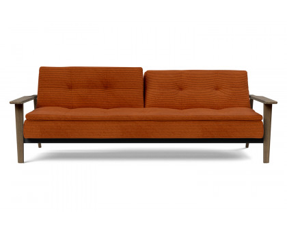 Innovation Living Dublexo Frej Sofa Bed Smoked Oak - 595 Corduroy Burnt Orange