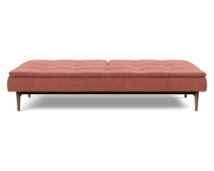 Innovation Living Dublexo Styletto Sofa Bed Dark Wood - 317 Cordufine Rust