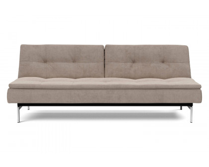 Innovation Living Dublexo Stainless Steel Sofa Bed - 318 Cordufine Beige