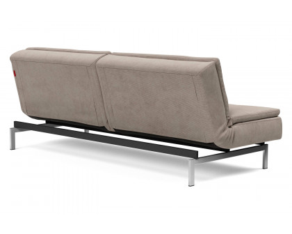 Innovation Living Dublexo Stainless Steel Sofa Bed - 318 Cordufine Beige