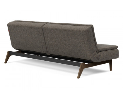 Innovation Living Dublexo Eik Sofa Bed Smoked Oak - 216 Flashtex Dark Gray