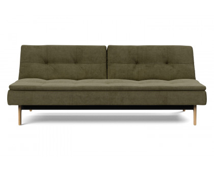 Innovation Living Dublexo Eik Sofa Bed Oak - 316 Cordufine Pine Green