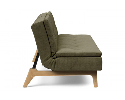 Innovation Living Dublexo Eik Sofa Bed Oak - 316 Cordufine Pine Green