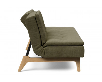 Innovation Living Dublexo Eik Sofa Bed Oak - 316 Cordufine Pine Green