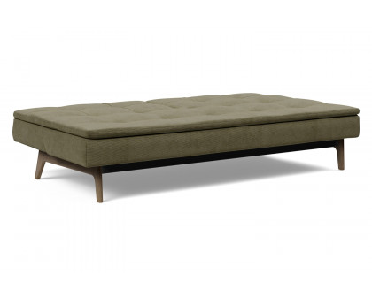 Innovation Living Dublexo Eik Sofa Bed Smoked Oak - 316 Cordufine Pine Green