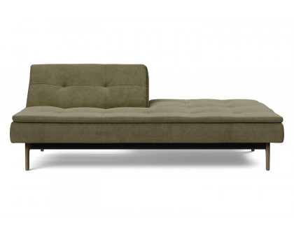 Innovation Living Dublexo Eik Sofa Bed Smoked Oak - 316 Cordufine Pine Green