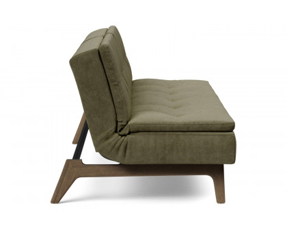 Innovation Living Dublexo Eik Sofa Bed Smoked Oak - 316 Cordufine Pine Green