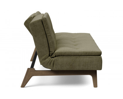 Innovation Living Dublexo Eik Sofa Bed Smoked Oak - 316 Cordufine Pine Green