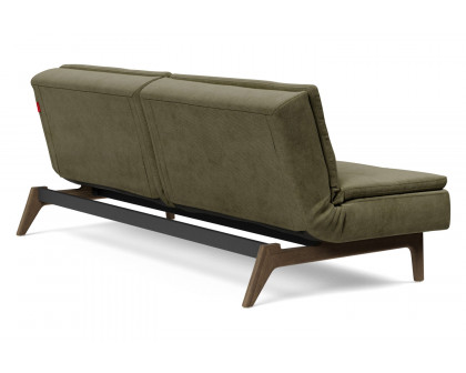 Innovation Living Dublexo Eik Sofa Bed Smoked Oak - 316 Cordufine Pine Green