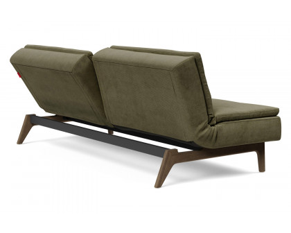 Innovation Living Dublexo Eik Sofa Bed Smoked Oak - 316 Cordufine Pine Green