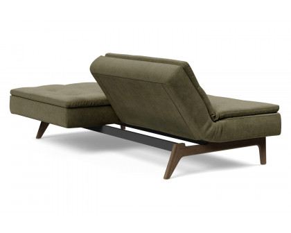 Innovation Living Dublexo Eik Sofa Bed Smoked Oak - 316 Cordufine Pine Green