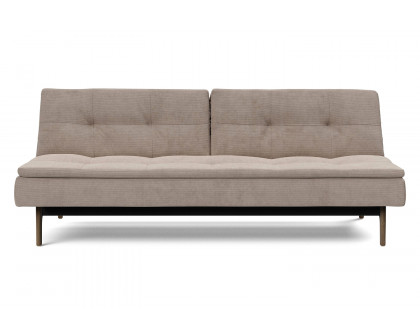 Innovation Living Dublexo Eik Sofa Bed Smoked Oak - 318 Cordufine Beige