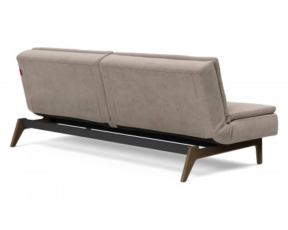 Innovation Living Dublexo Eik Sofa Bed Smoked Oak - 318 Cordufine Beige