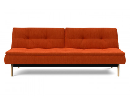 Innovation Living Dublexo Eik Sofa Bed Oak - 506 Elegance Paprika