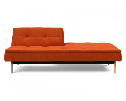 Innovation Living Dublexo Eik Sofa Bed Oak - 506 Elegance Paprika