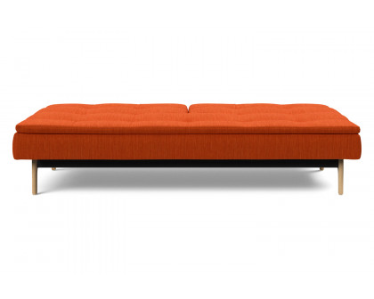 Innovation Living Dublexo Eik Sofa Bed Oak - 506 Elegance Paprika