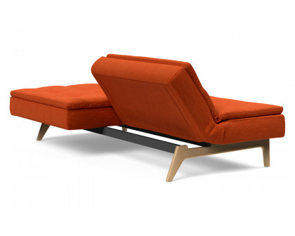 Innovation Living Dublexo Eik Sofa Bed Oak - 506 Elegance Paprika