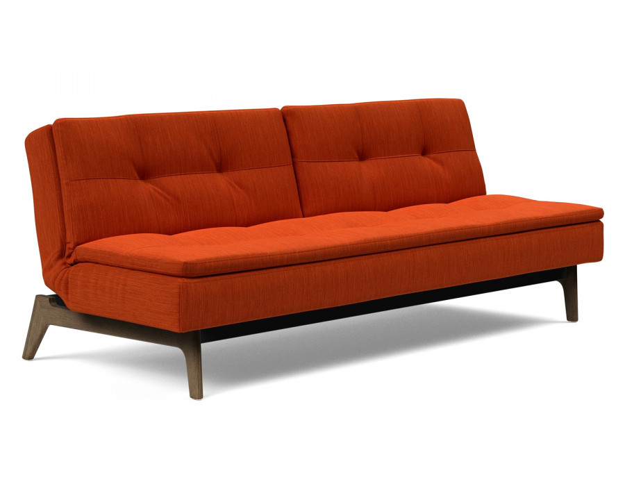 Innovation Living Dublexo Eik Sofa Bed Smoked Oak - 506 Elegance Paprika