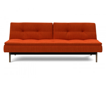 Innovation Living Dublexo Eik Sofa Bed Smoked Oak - 506 Elegance Paprika