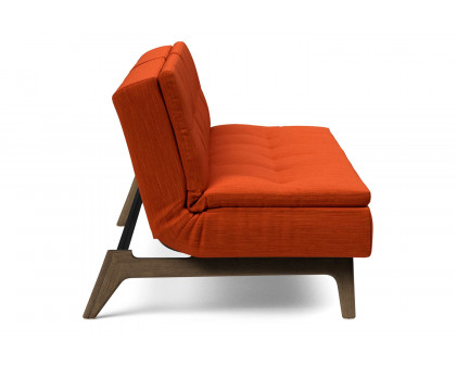 Innovation Living Dublexo Eik Sofa Bed Smoked Oak - 506 Elegance Paprika