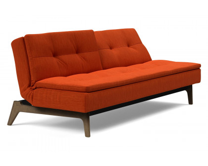 Innovation Living Dublexo Eik Sofa Bed Smoked Oak - 506 Elegance Paprika