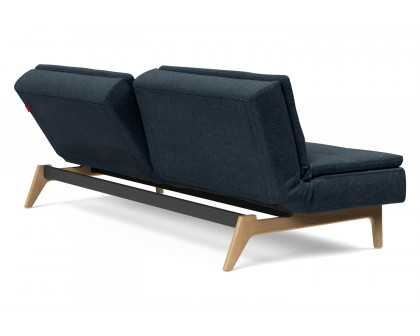 Innovation Living Dublexo Eik Sofa Bed Oak - 515 Nist Blue