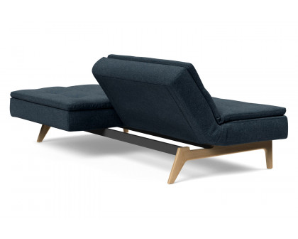 Innovation Living Dublexo Eik Sofa Bed Oak - 515 Nist Blue