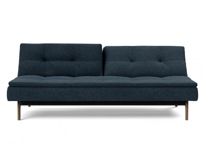 Innovation Living Dublexo Eik Sofa Bed Smoked Oak - 515 Nist Blue