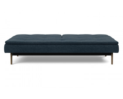 Innovation Living Dublexo Eik Sofa Bed Smoked Oak - 515 Nist Blue