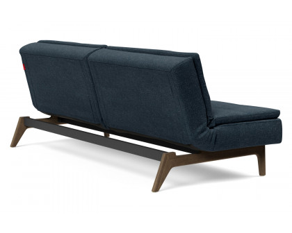 Innovation Living Dublexo Eik Sofa Bed Smoked Oak - 515 Nist Blue