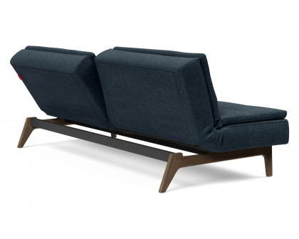 Innovation Living Dublexo Eik Sofa Bed Smoked Oak - 515 Nist Blue