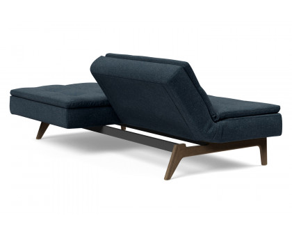 Innovation Living Dublexo Eik Sofa Bed Smoked Oak - 515 Nist Blue