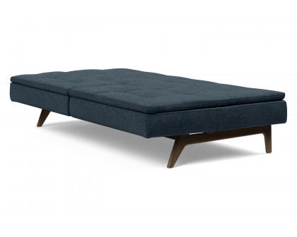 Innovation Living Dublexo Eik Sofa Bed Smoked Oak - 515 Nist Blue