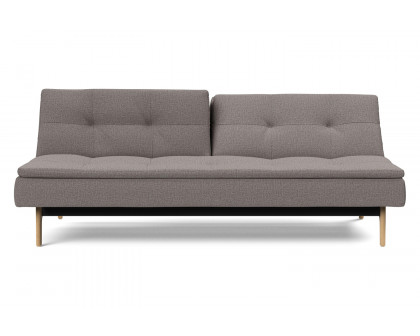 Innovation Living Dublexo Eik Sofa Bed Oak - 521 Mixed Dance Gray